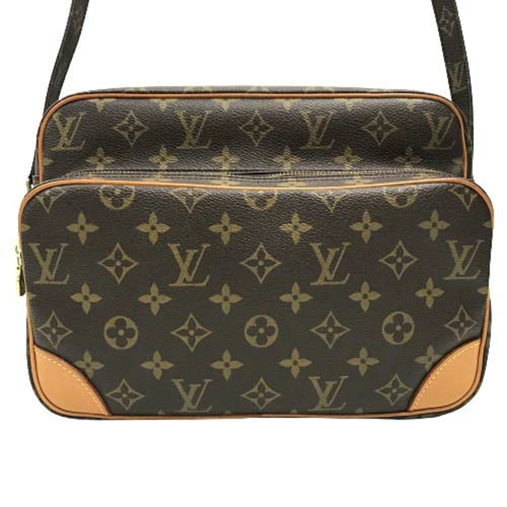 Louis Vuitton Bag Brown Shoulder Nile Canvas Monogram